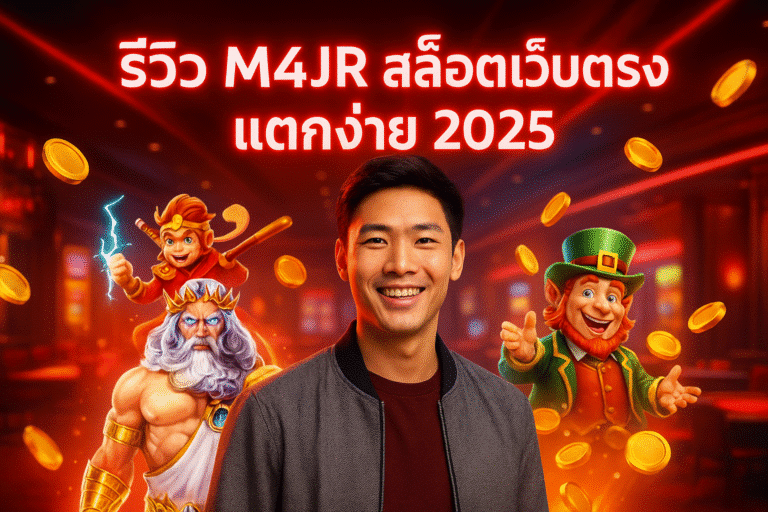 รีวิว M4JR สล็อตเว็บตรง แตกง่าย 2025