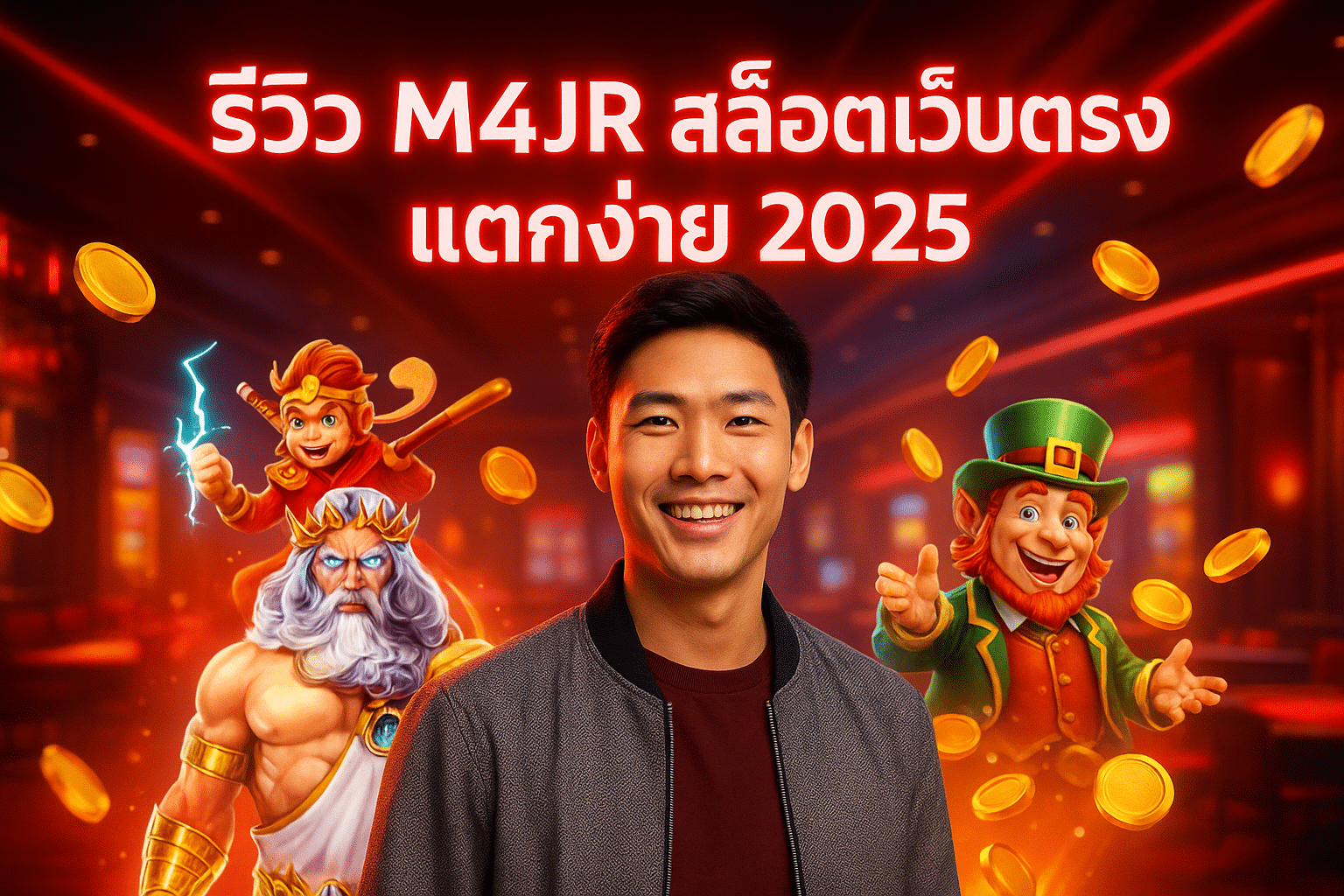 รีวิว M4JR สล็อตเว็บตรง แตกง่าย 2025