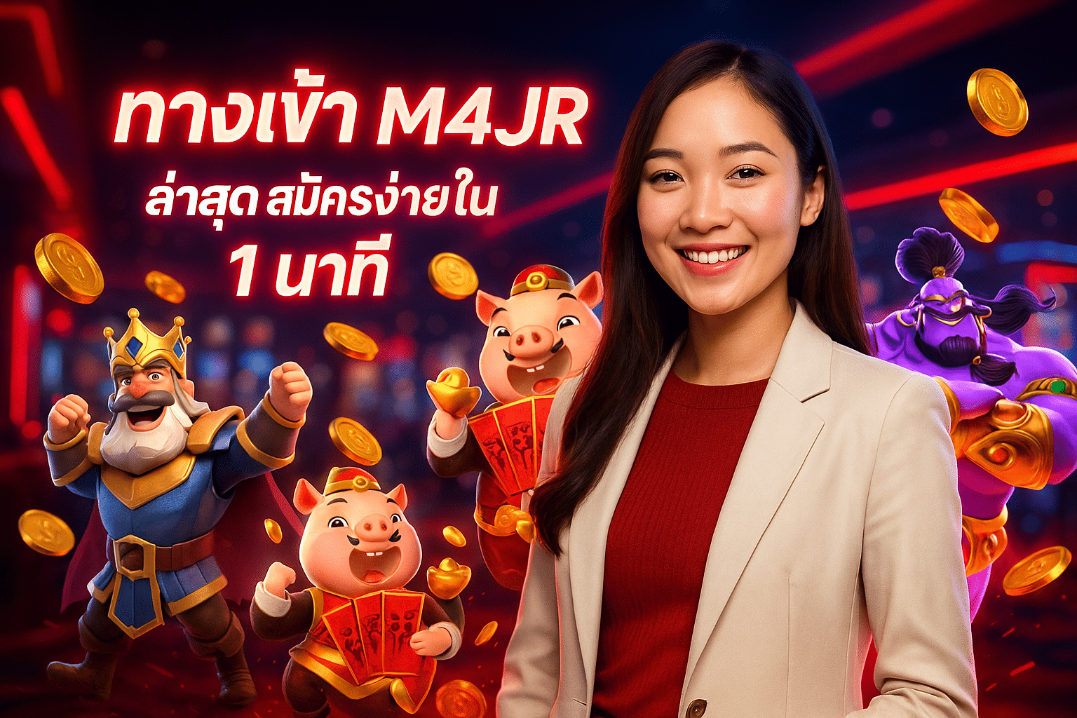 ทางเข้า M4JR ล่าสุด สมัครง่ายใน 1 นาที