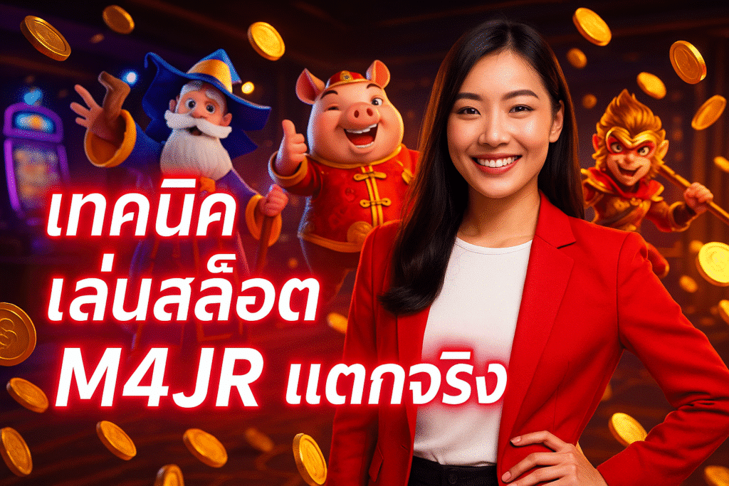 เทคนิคเล่นสล็อต M4JR แตกจริง