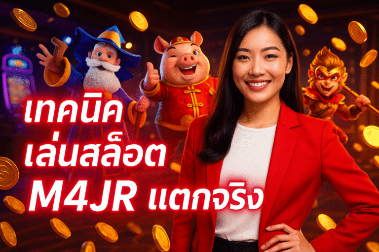 เทคนิคเล่นสล็อต M4JR แตกจริง