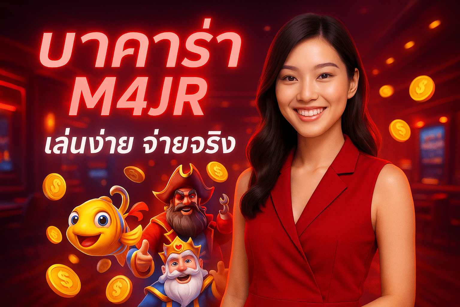 บาคาร่า M4JR เล่นง่าย จ่ายจริง