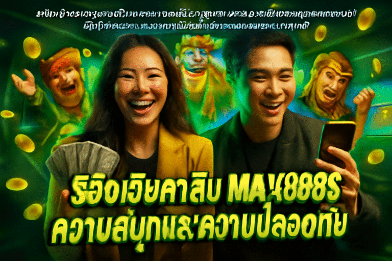 รีวิวเว็บคาสิโน MAX888S: ความสนุกและความปลอดภัย